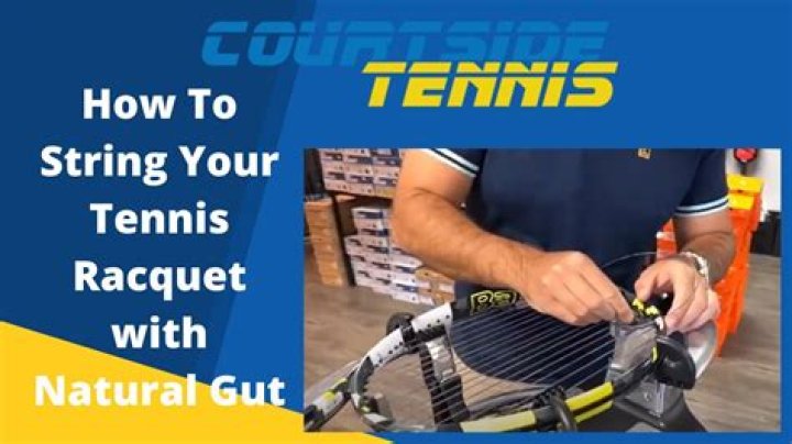 Do tennis pros use natural gut?