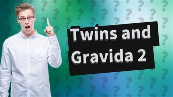 Do twins count as gravida 2?