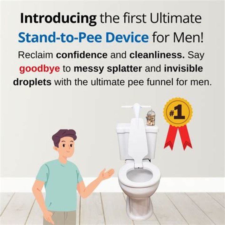 Do you have to pee standing up to be a real man?