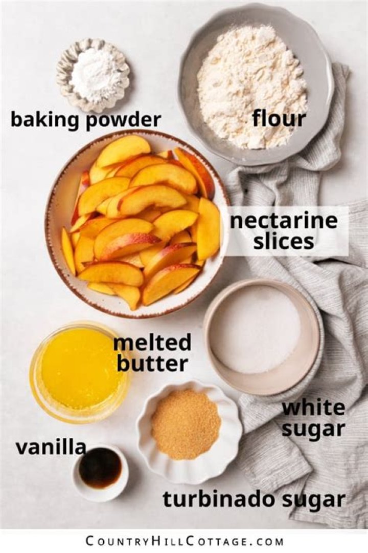 Do you peel nectarines before baking?