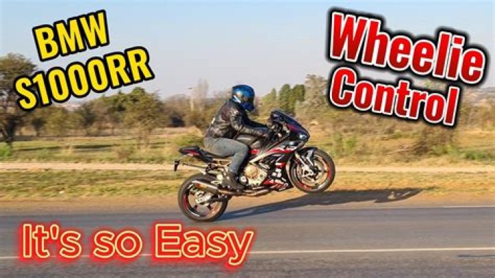 Does 2012 S1000RR have wheelie control?