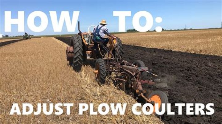 Does a plow need coulters?
