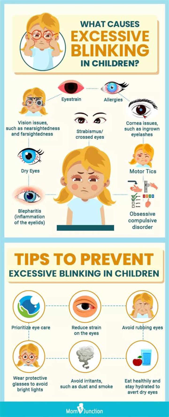 Does anxiety cause excessive blinking?