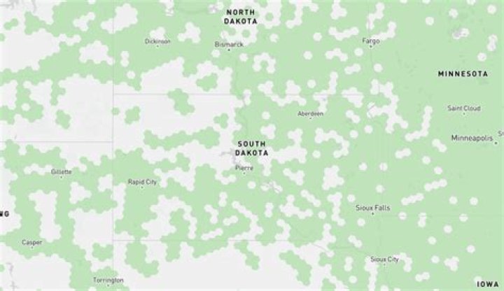 Does AT have coverage in South Dakota?
