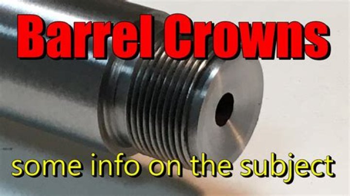 Does barrel crown affect accuracy?