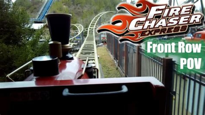 Does FireChaser Express at Dollywood go upside down?