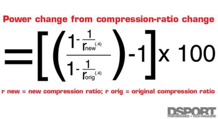 Does increasing compression ratio increase power?