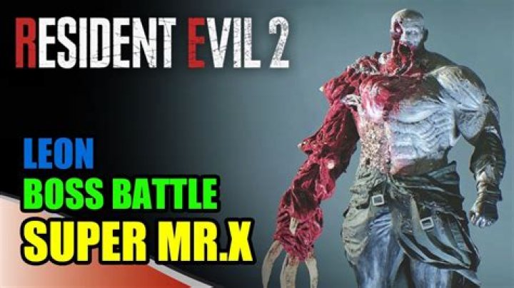 Does Leon fight Mr X?