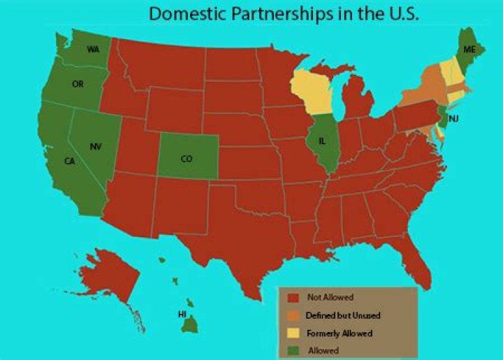 Does New York state recognize domestic partnerships?