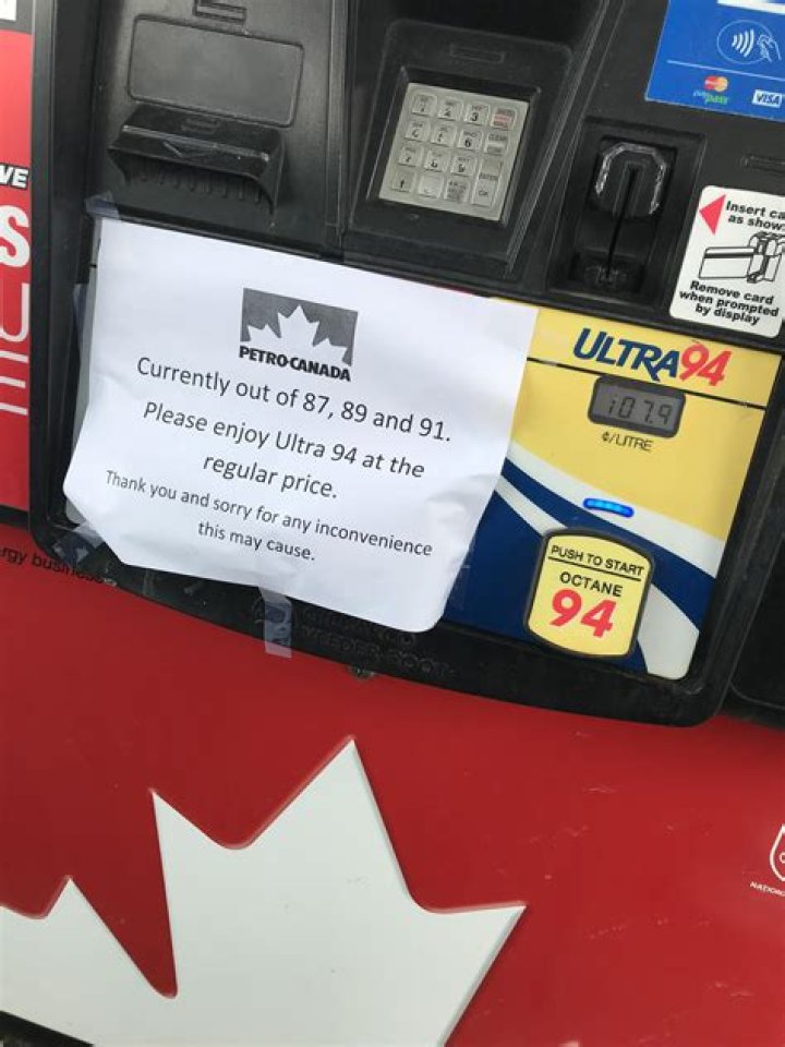 Does Petro Canada have 94 octane?