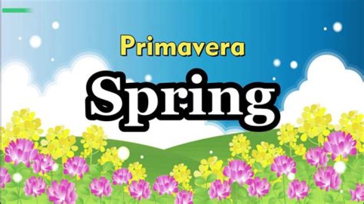 Does Primavera mean in English?