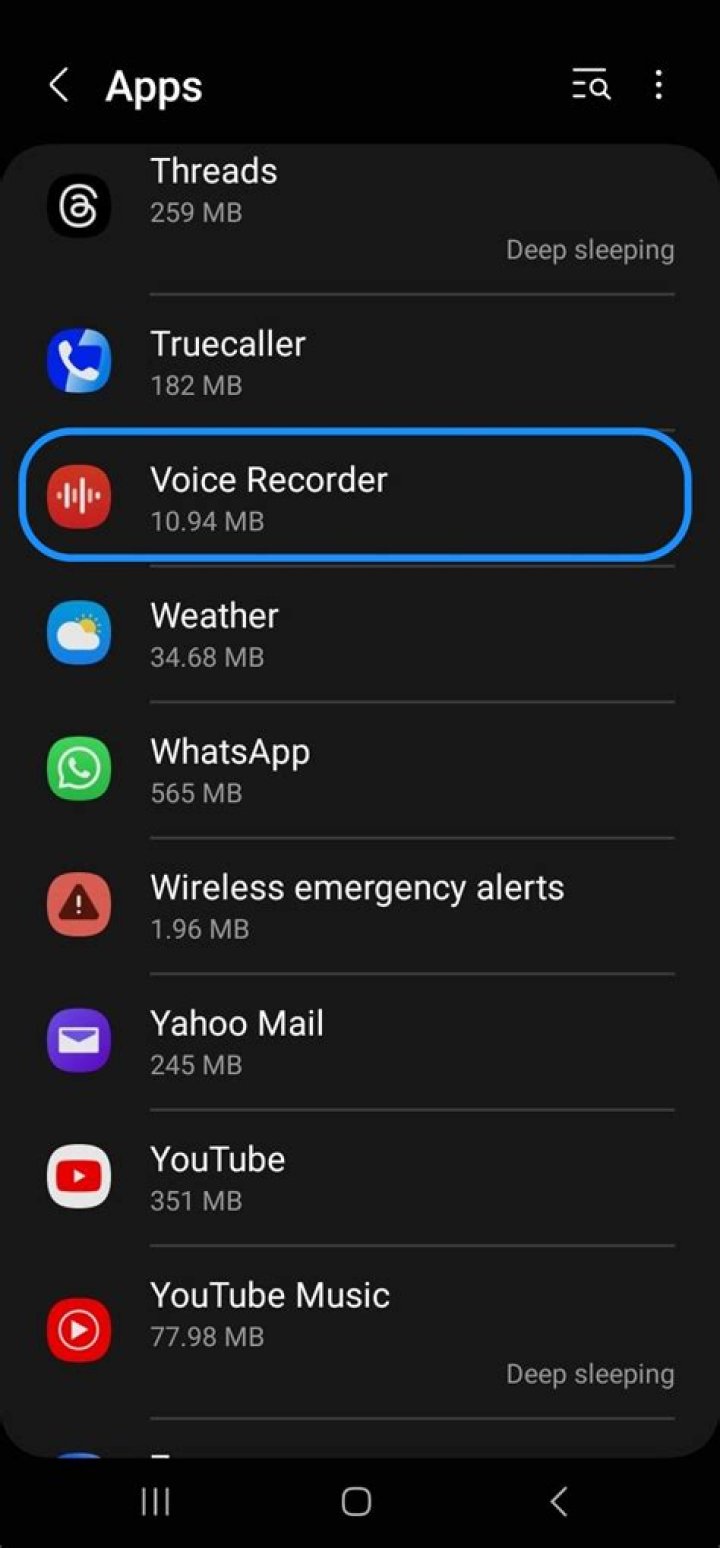 Does Samsung have a voice memo app?