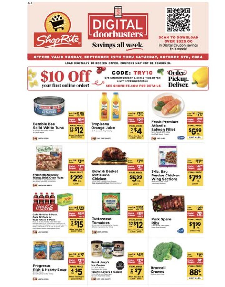 Does ShopRite have coupons in the circular?