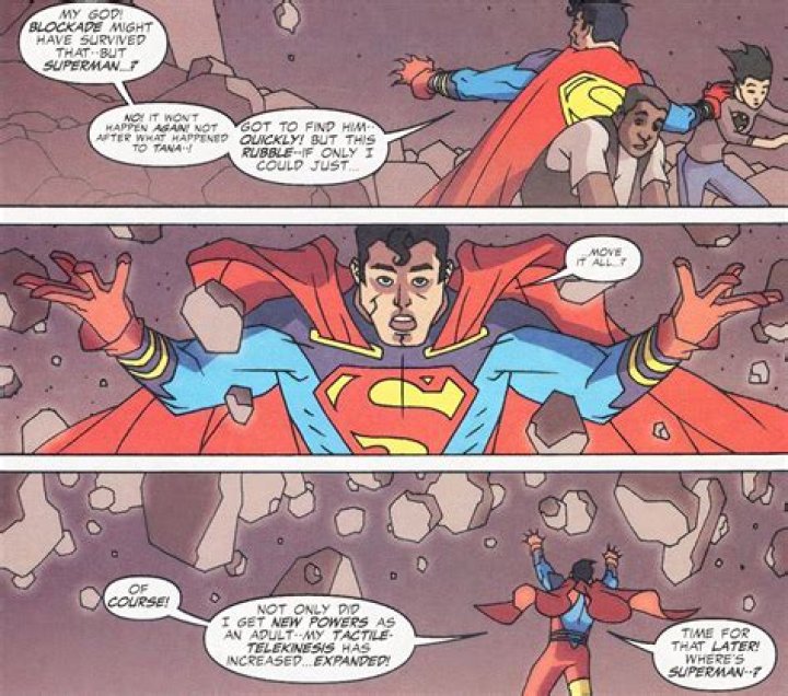 Does Superboy ever get full powers?