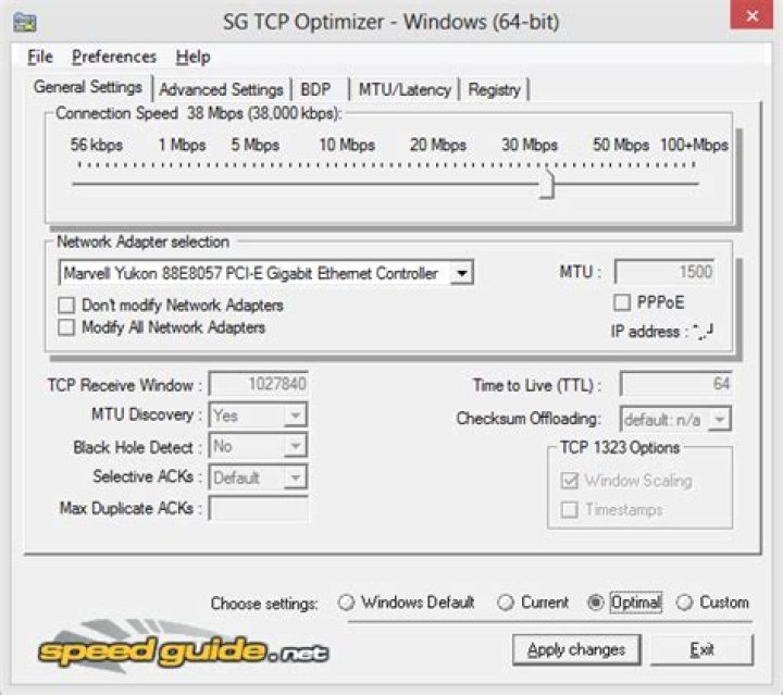 Does TCP Optimizer really work?