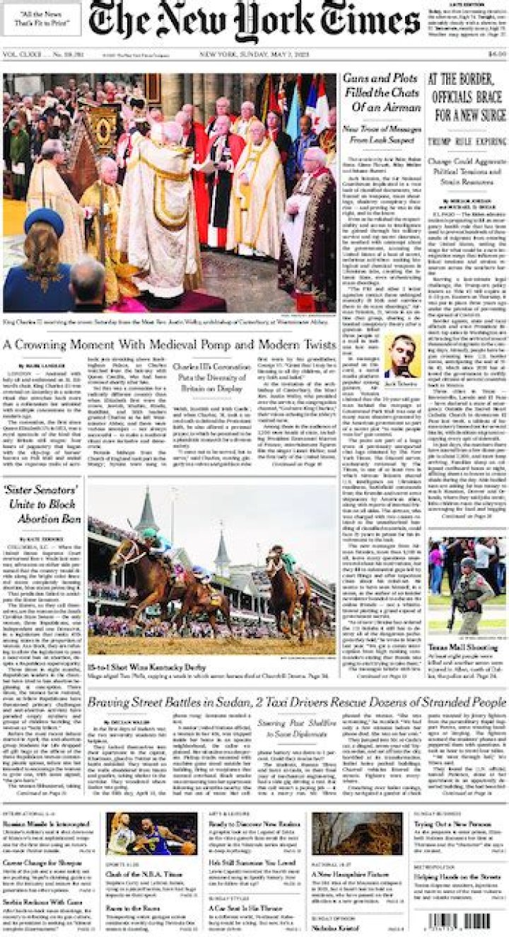 Does the New York Times have a Sunday edition?