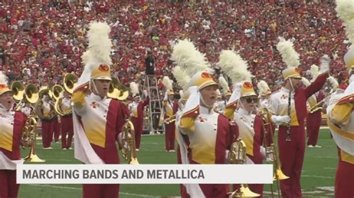 Does the University of Iowa have a marching band?