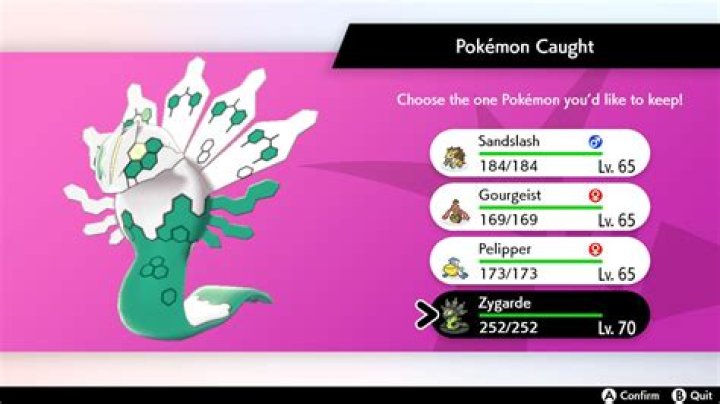 Does Zygarde have a shiny?