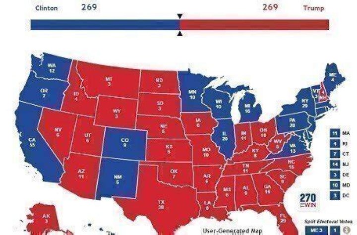 Has there ever been a tied electoral college?