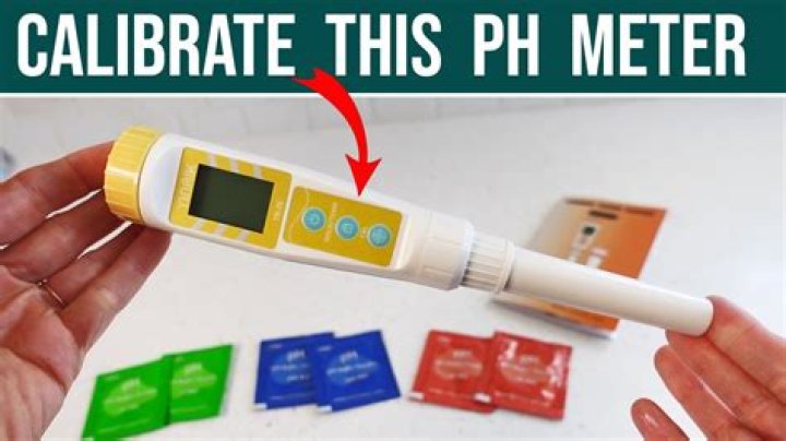 How a pH meter is calibrated by using?