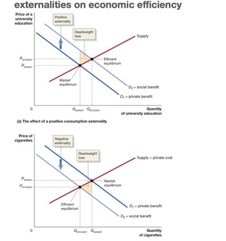 How are economic problems with externalities avoided?