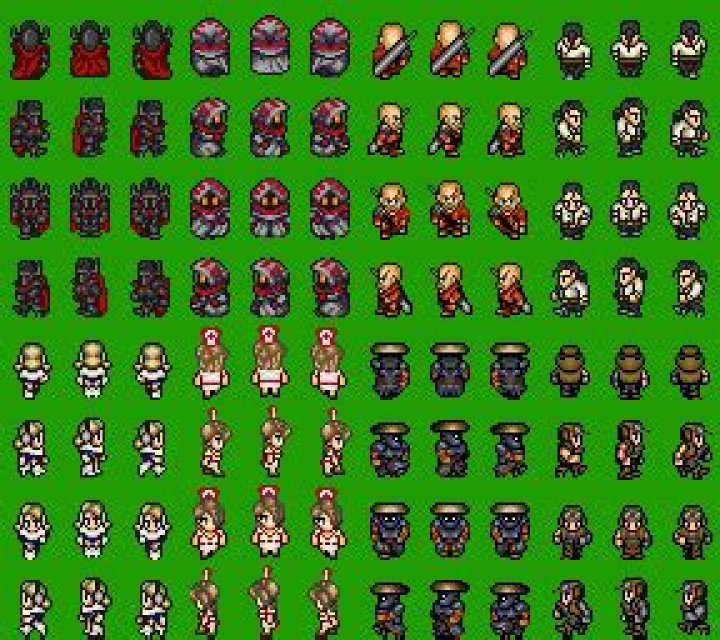How big are RPG Maker 2003 sprites?