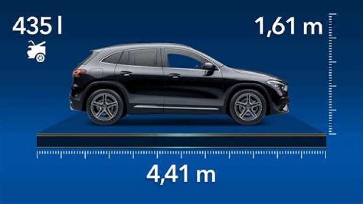 How big is the boot on a Mercedes GLA?