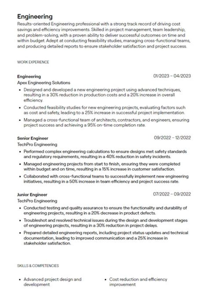 How can a fresh graduate engineer write a CV?