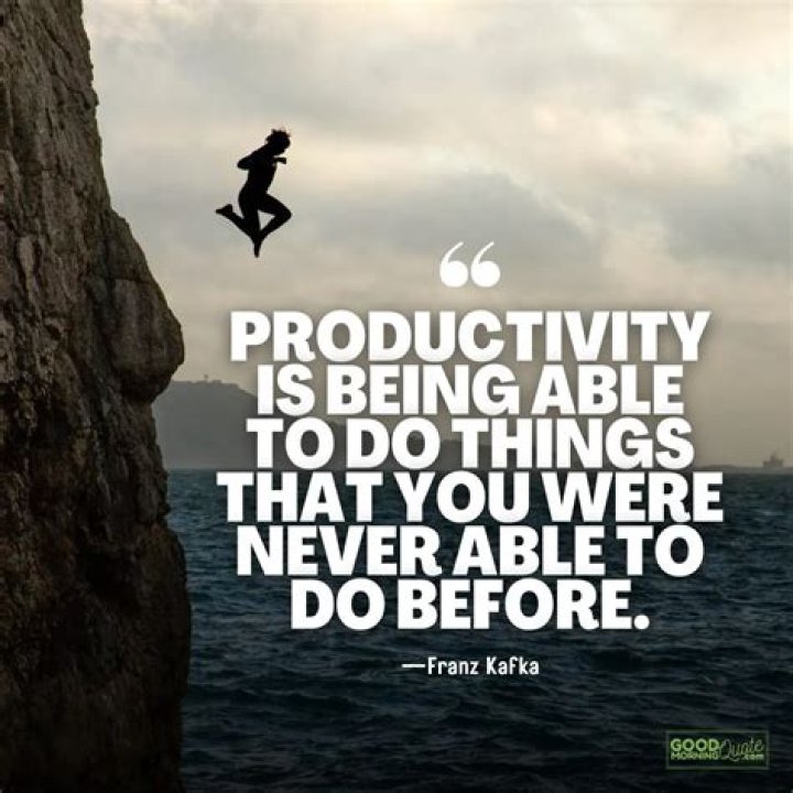 How can I be productive in life quotes?