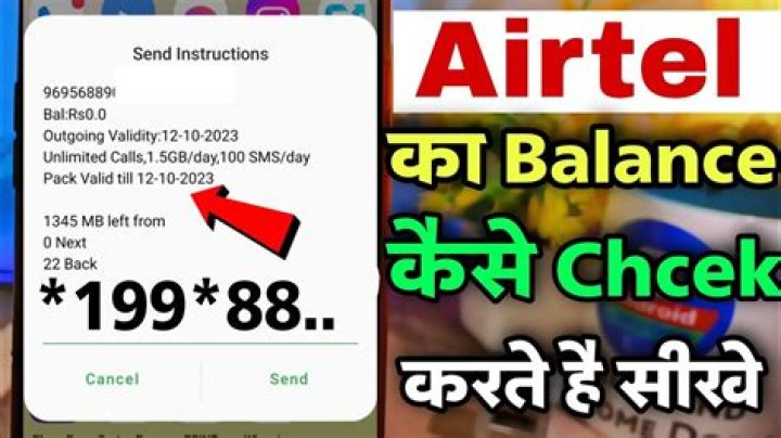 How can I check Airtel internet balance?