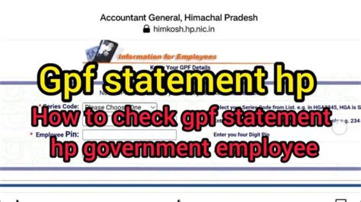 How can I check my GPF statement?