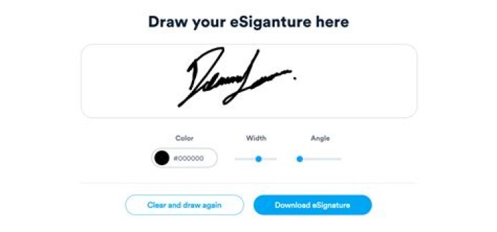 How can I create my name signature?
