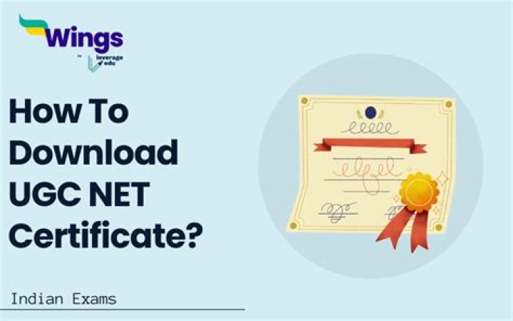How can I get UGC NET certificate?