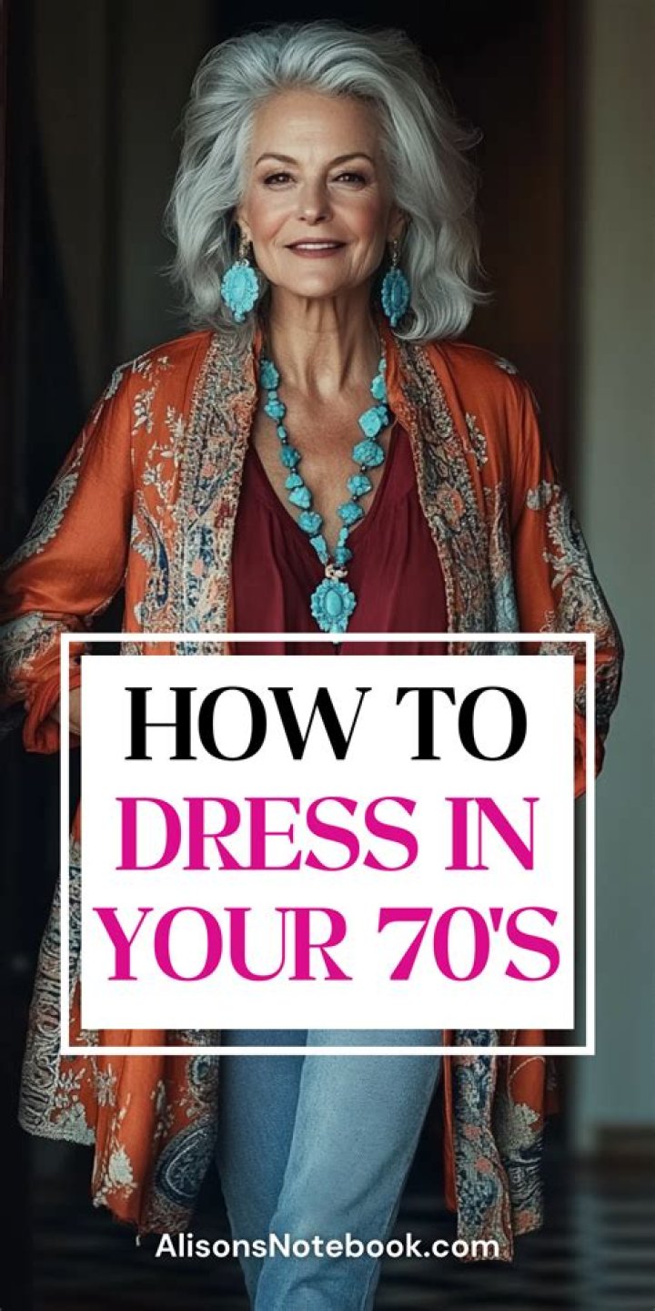 How can I look stylish at 70?