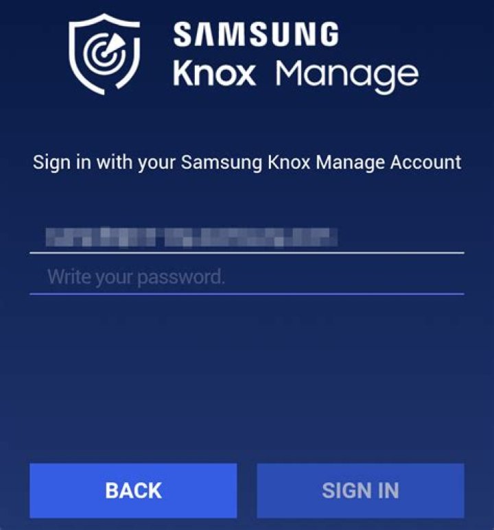 How can I recover my Samsung Knox password?