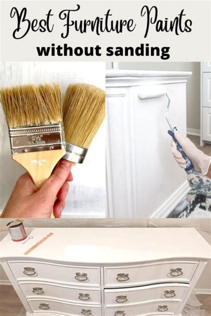 How can I refinish my furniture without sanding?