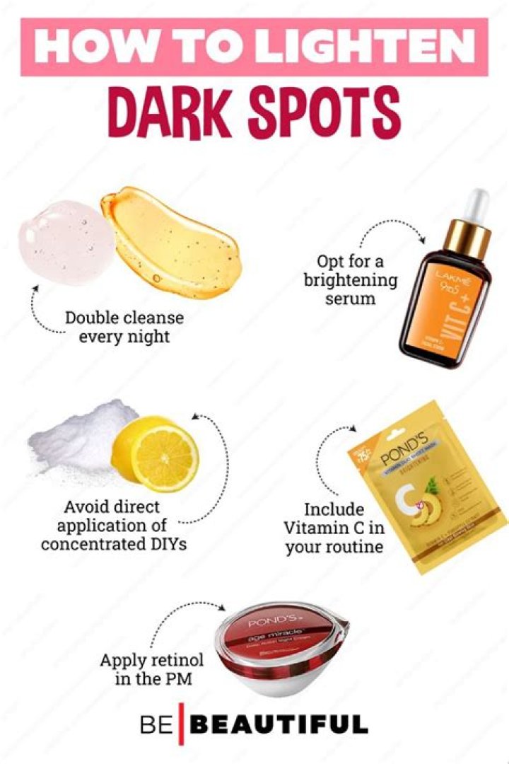 How can I remove dark spots at home naturally?