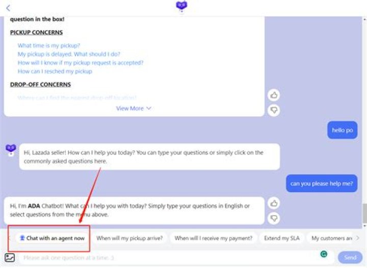 How can I talk to lazada customer care?