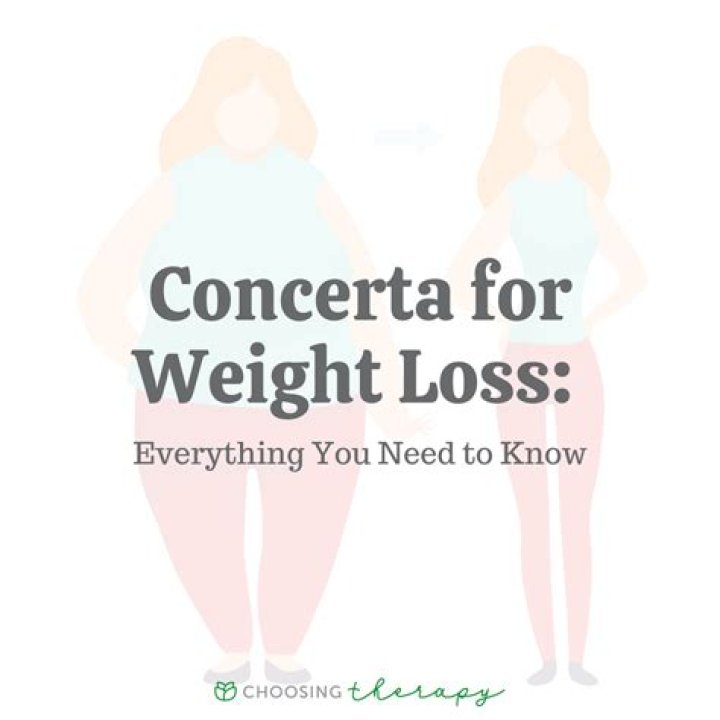 How common is weight loss with Concerta?