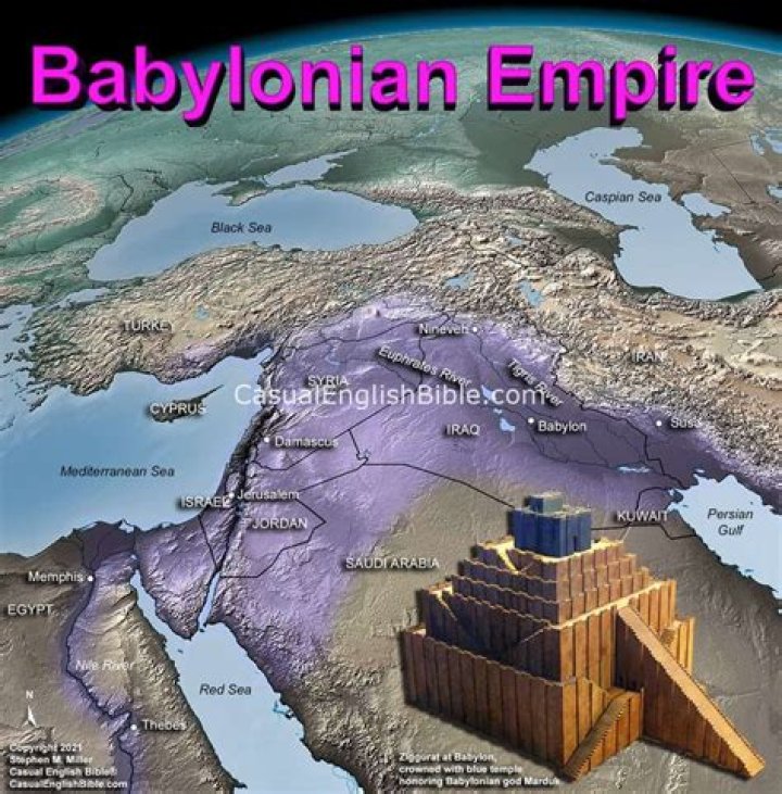 How did geography affect the development of Babylonian empire?