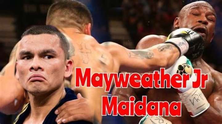 How did Maidana lose to Mayweather?