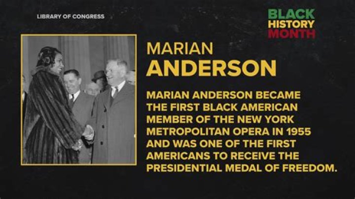 How did Marian Anderson became successful?