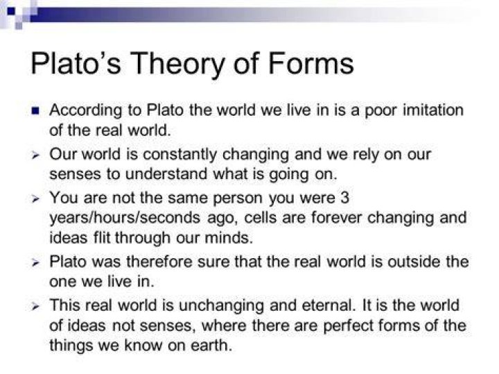 How did Plato believe on the true reality?