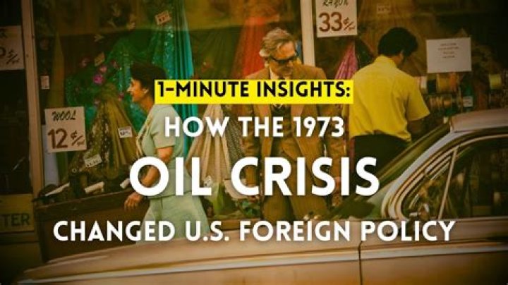 How did the 1973 oil crisis end?