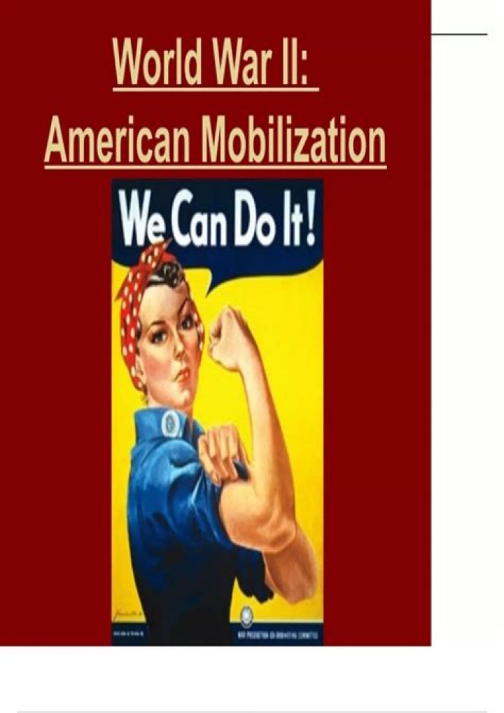 How did the allies mobilize all their resources for the war effort?