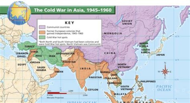 How did the Cold War affect Asia?
