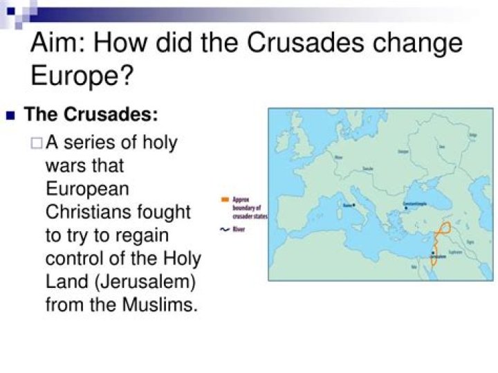 How did the Crusades change trade in Europe?