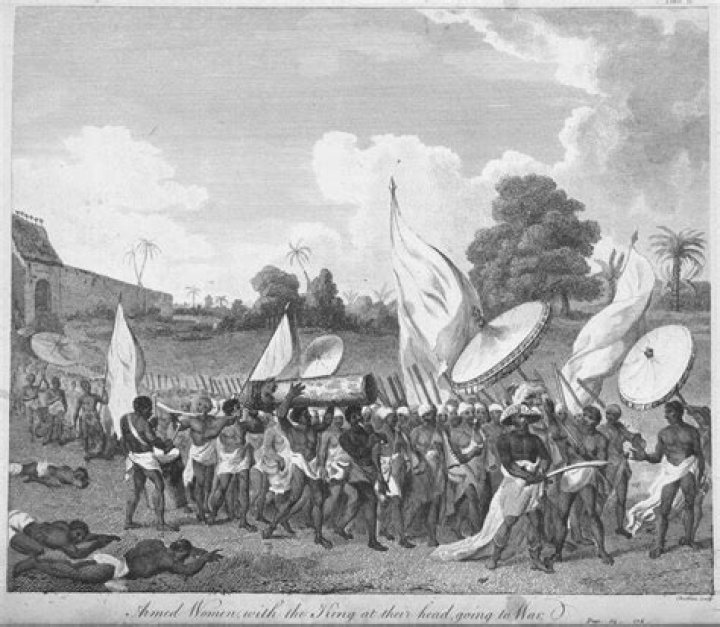 How did the French army finally defeat the Dahomey Amazons?