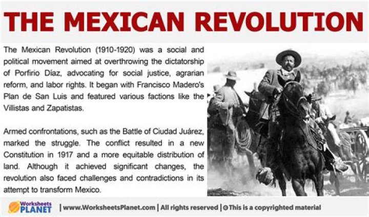 How did the Mexican Revolution effect the economy?