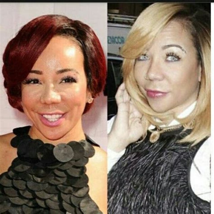 How did TI wife change her eye color?